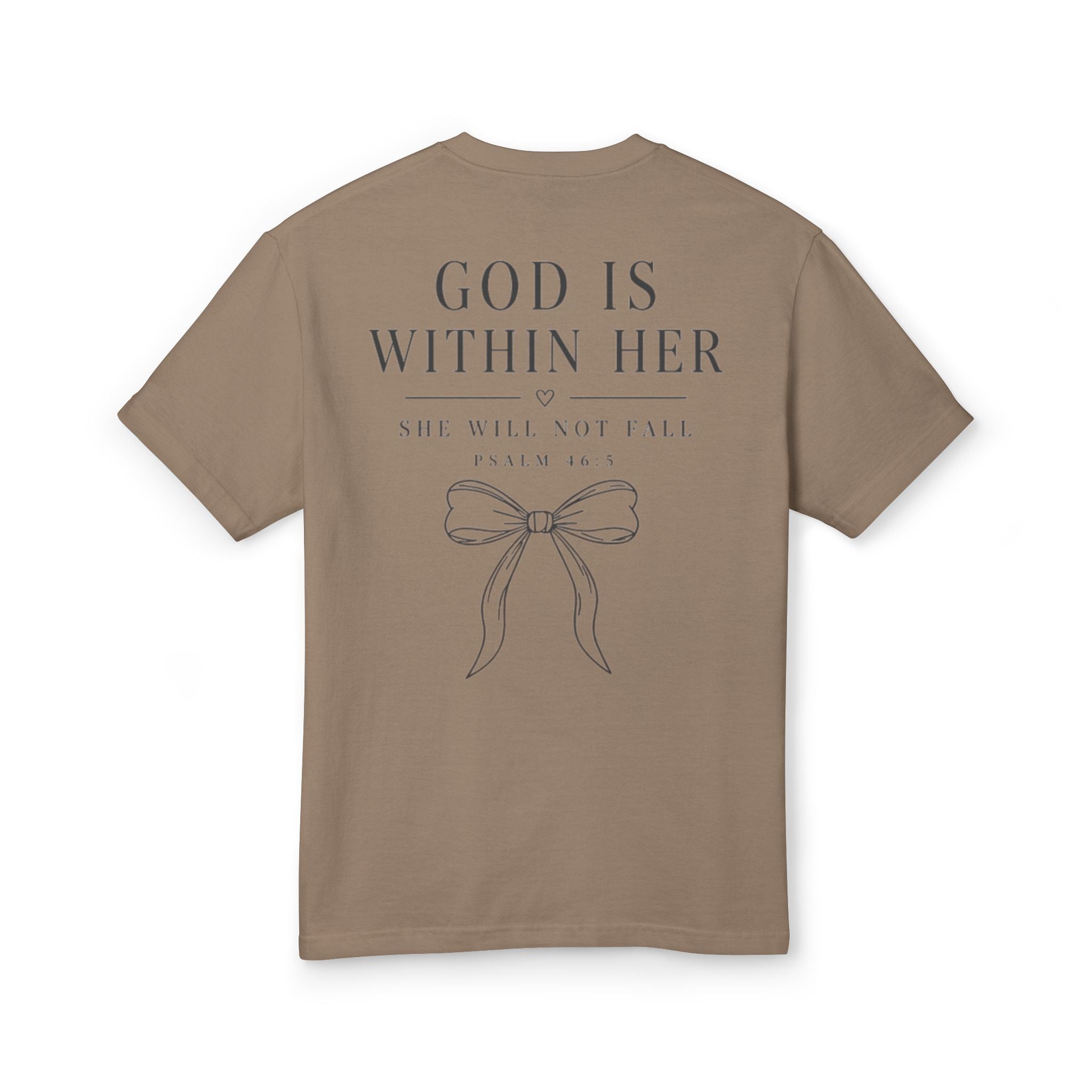 God Is Within Her Christian Tee