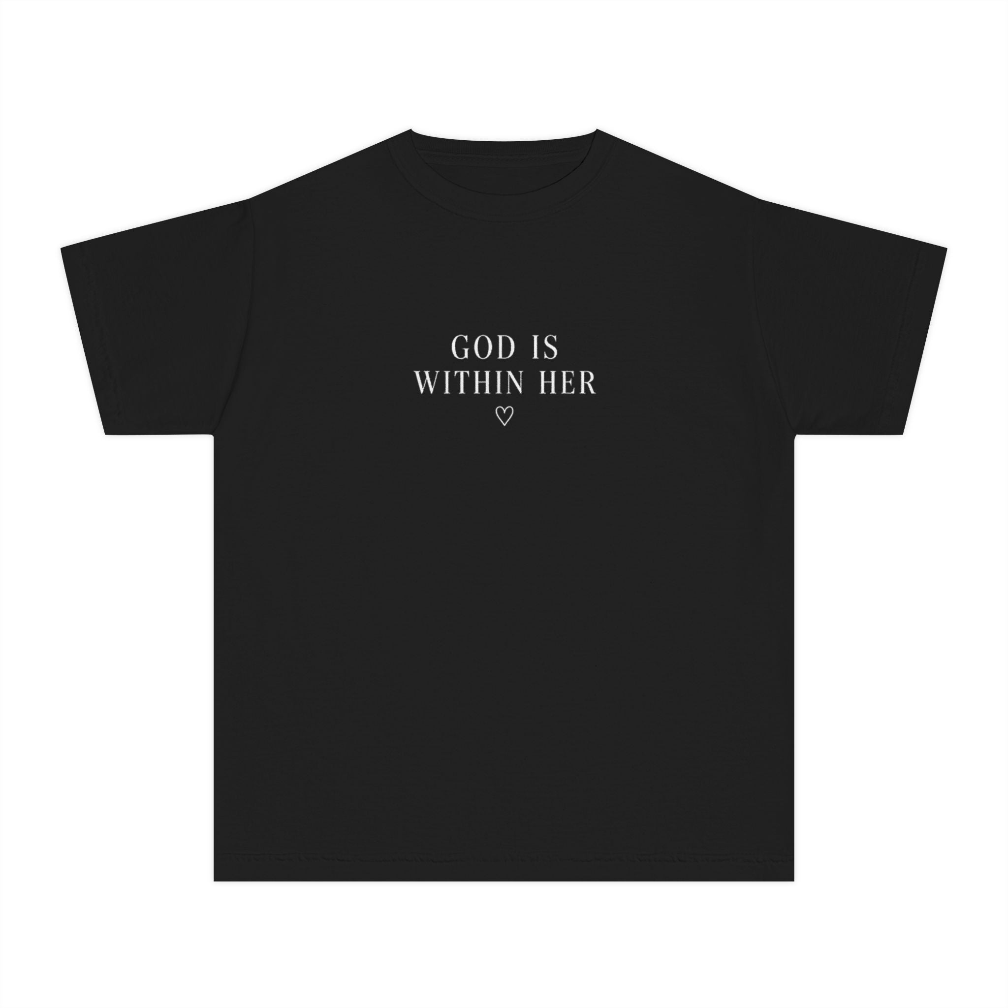 God Is Within Her Youth Tee