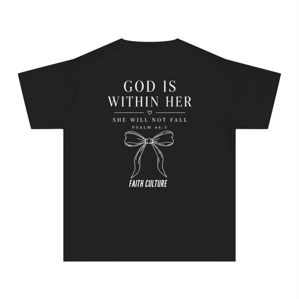 God Is Within Her Youth Tee