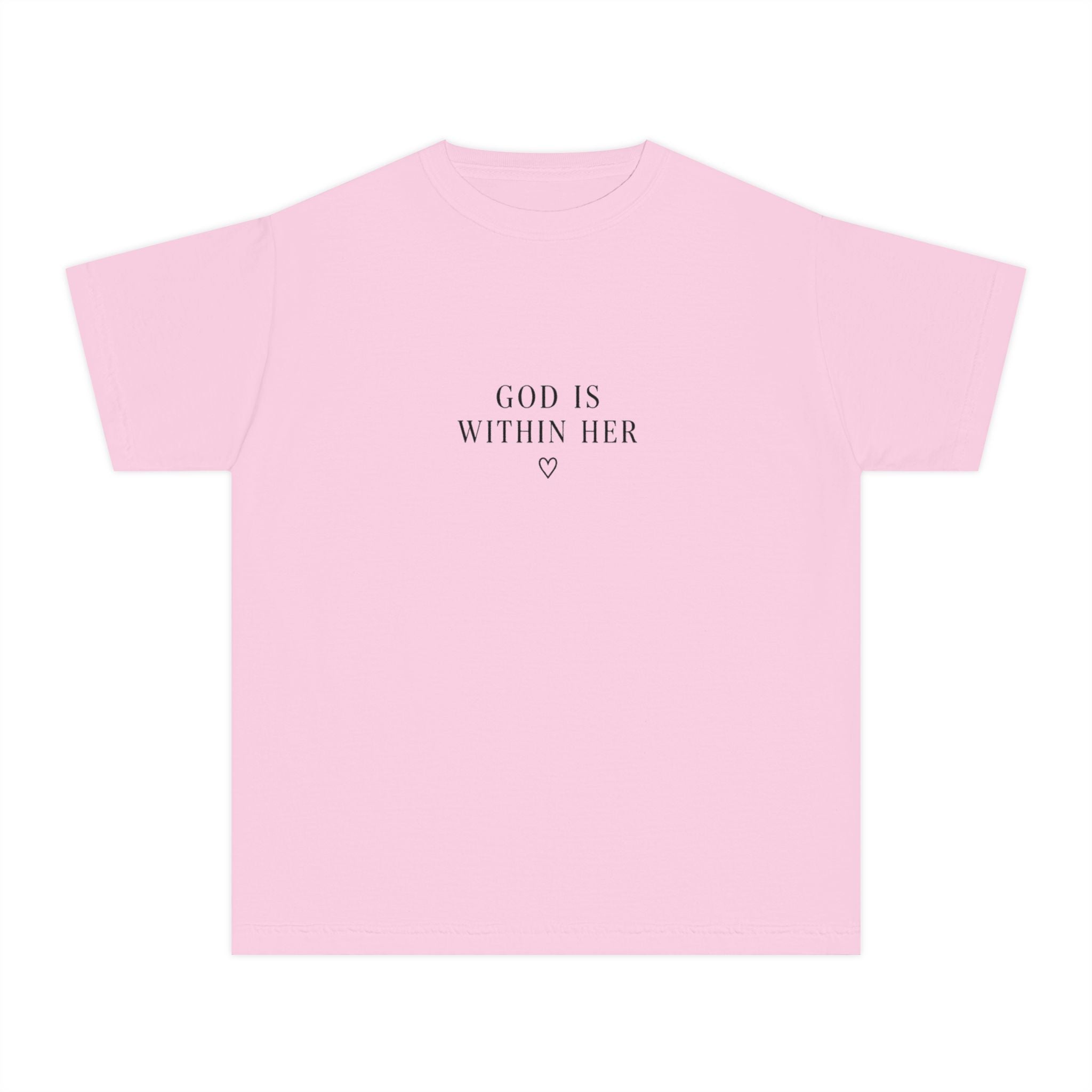 God Is Within Her Youth Tee