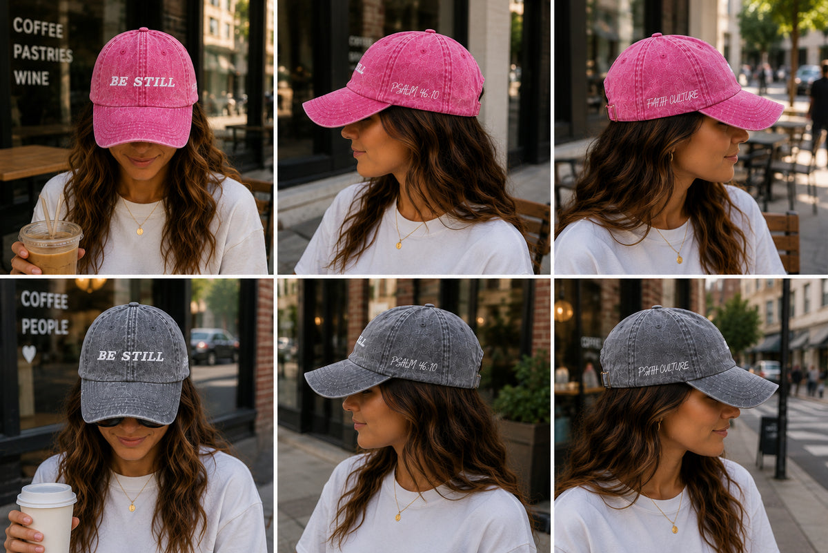 Faith Culture | Be Still Hat - Psalm 46:10