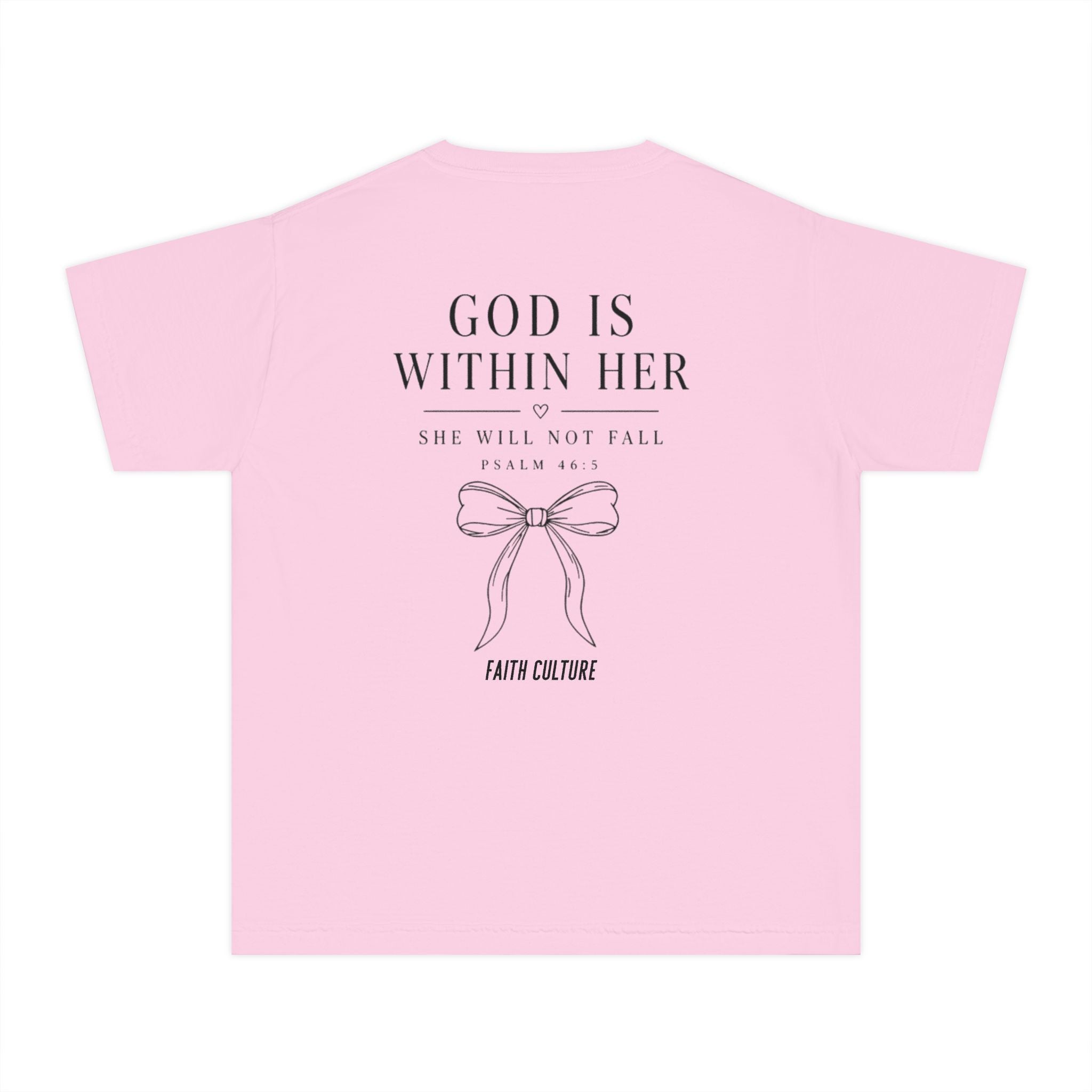 God Is Within Her Youth Tee