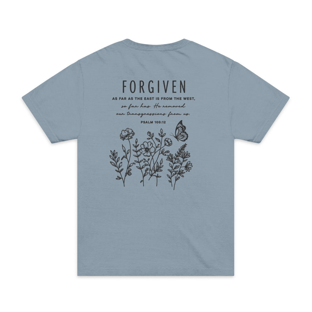 Forgiven | Psalm 103:12 Oversized Christian Tee